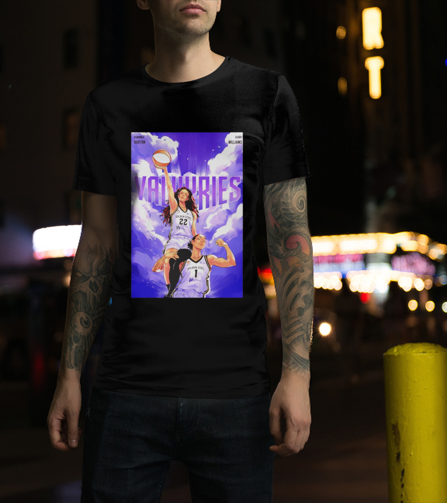 Veronica Burton Gabby Williams Golden State Valkyries Basketball Future T-Shirt