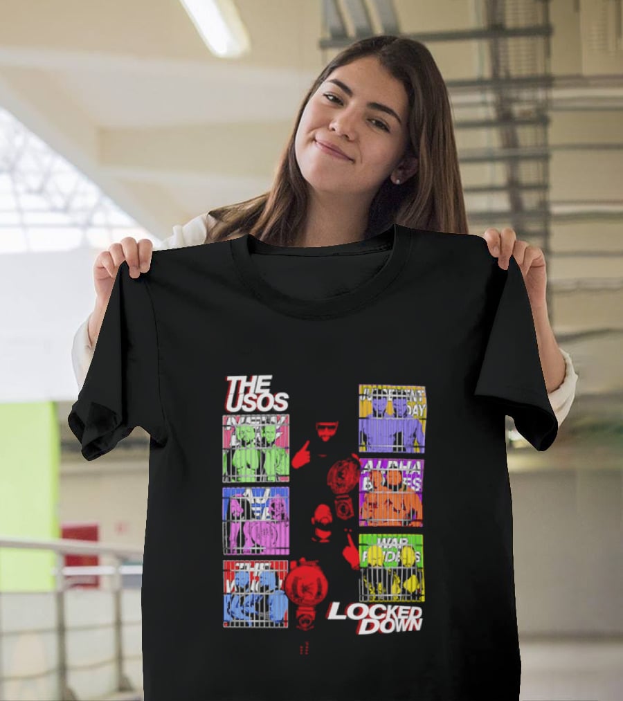The Usos Locked Down WWE The Judgment Day New Day Alpha Academy T-Shirt