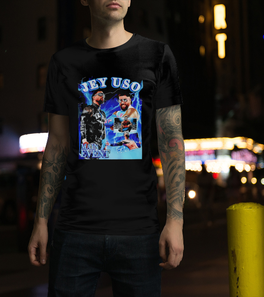 Jey Uso Main Event Yeet Energy Wrestling Highlights T-Shirt