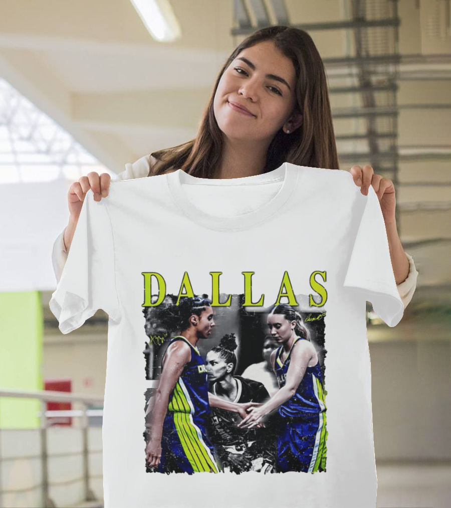 Dallas Wings Azzi Fudd Paige Bueckers WNBA 2026 Signatures T-Shirt