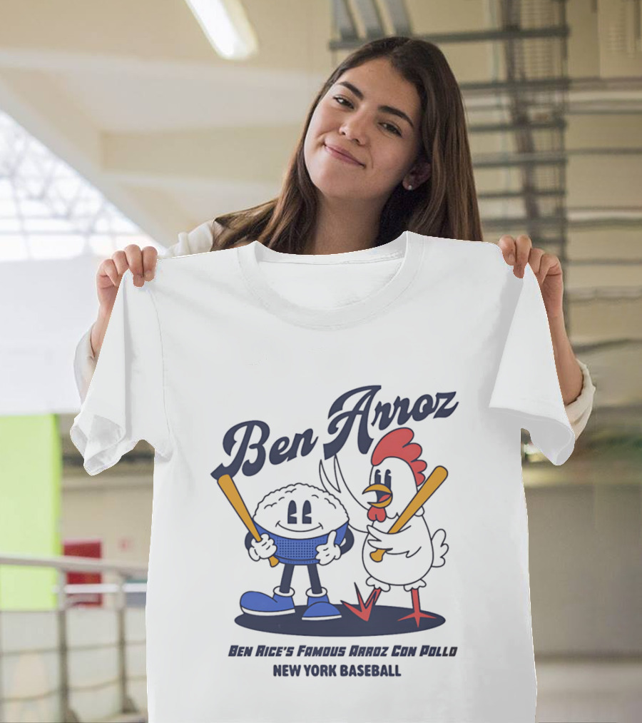 Ben Arroz New York Baseball Arroz Con Pollo Players T-Shirt