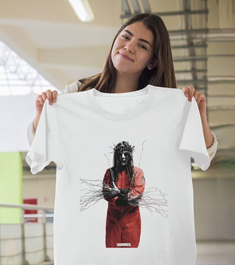 Hammer Joey Jordison Slipknot Red Jumpsuit Roots T-Shirt