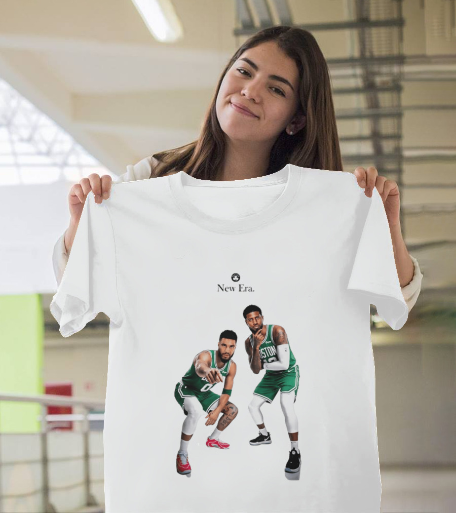 Boston Celtics Jayson Tatum Paul George New Era T-Shirt