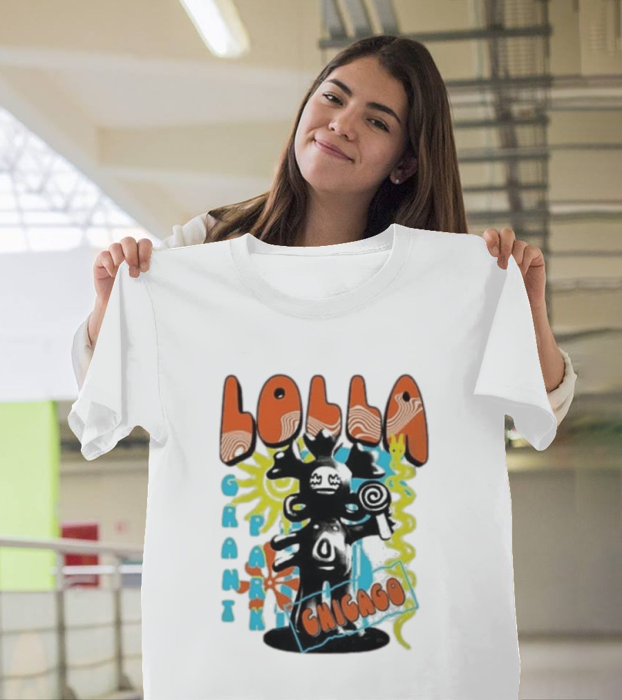 Lollapalooza Festival Lolla Grant Park Chicago Lineup July 30 Aug 2 2026 T-Shirt