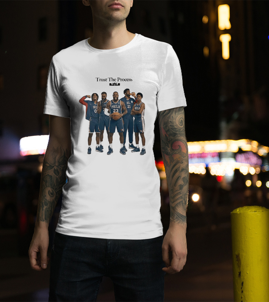 Trust The Process Philly Basketball Team Players T-Shirt