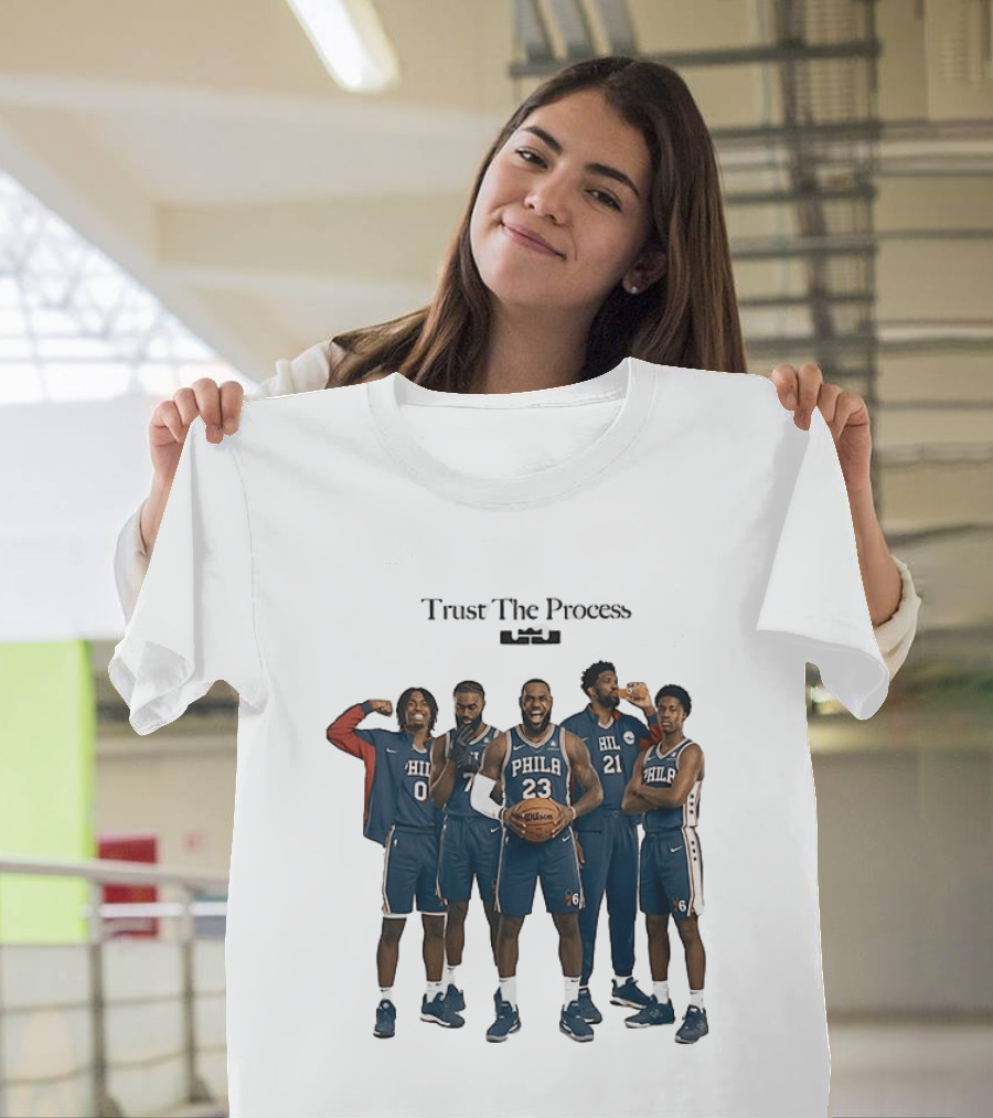 Trust The Process Philly Basketball Team Players T-Shirt