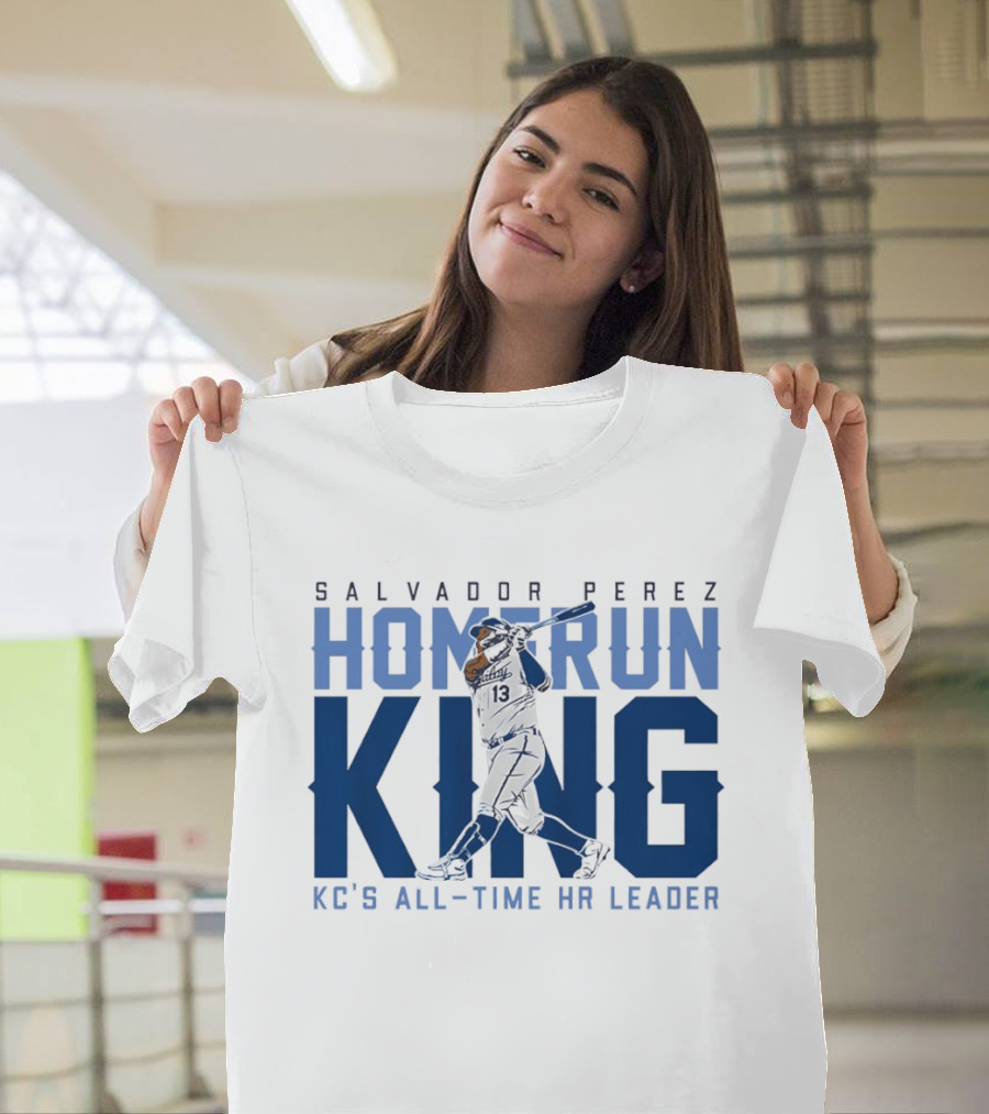 Salvador Perez Home Run King KC's All Time HR Leader T-Shirt