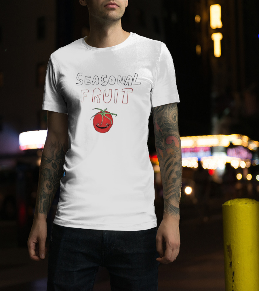 Seasonal Fruit Tomato With Painted Face T-Shirt