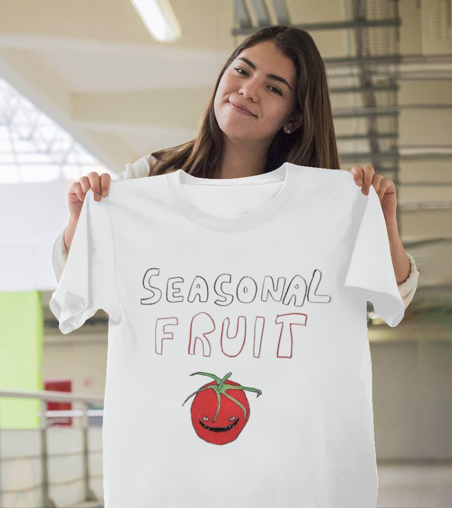 Seasonal Fruit Tomato With Painted Face T-Shirt