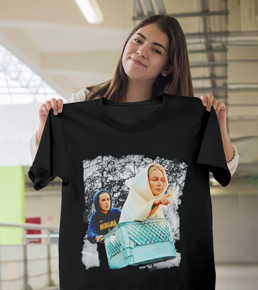 Caitlin Clark Sophie Cunningham ET Indiana Fever Basketball Iconic Movie Mashup 2026 T-Shirt