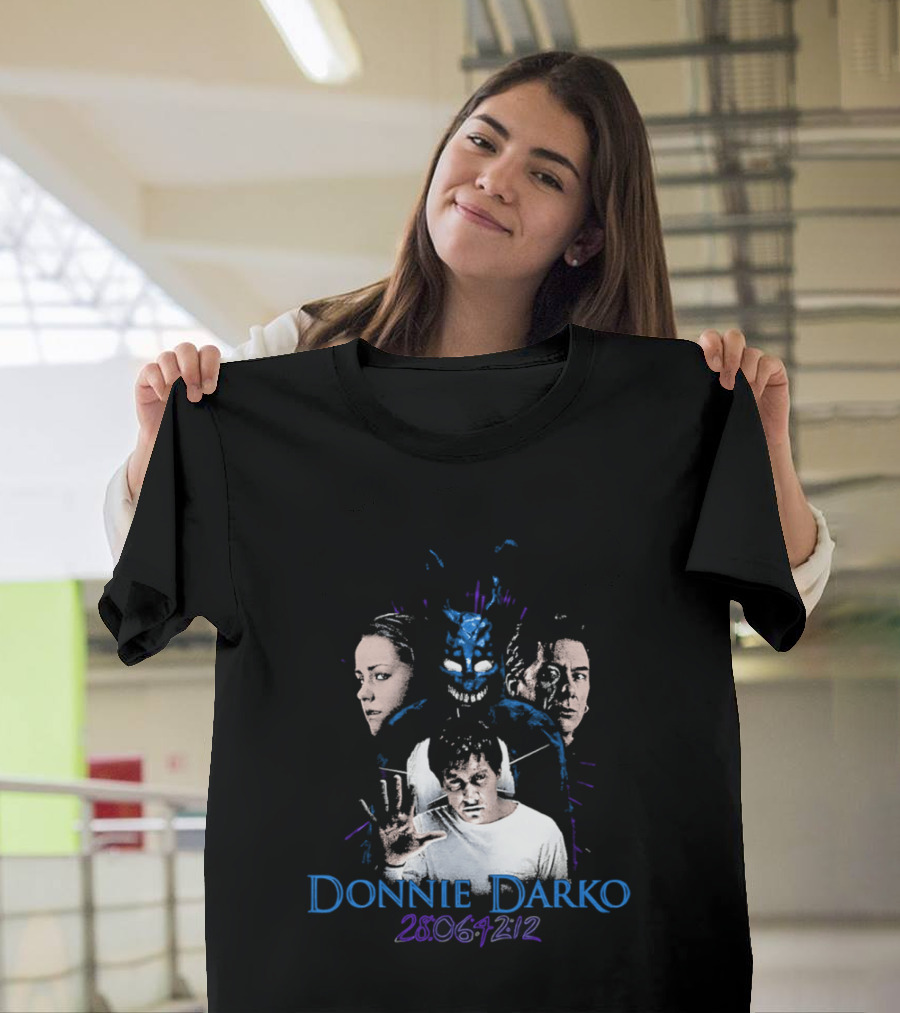 Donnie Darko 28 06 42 12 Characters And Mask T-Shirt