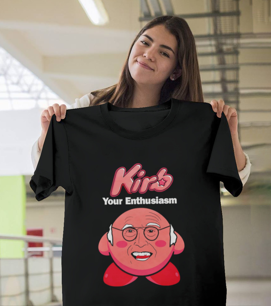 Kirb Your Enthusiasm Kirby Larry David T-Shirt