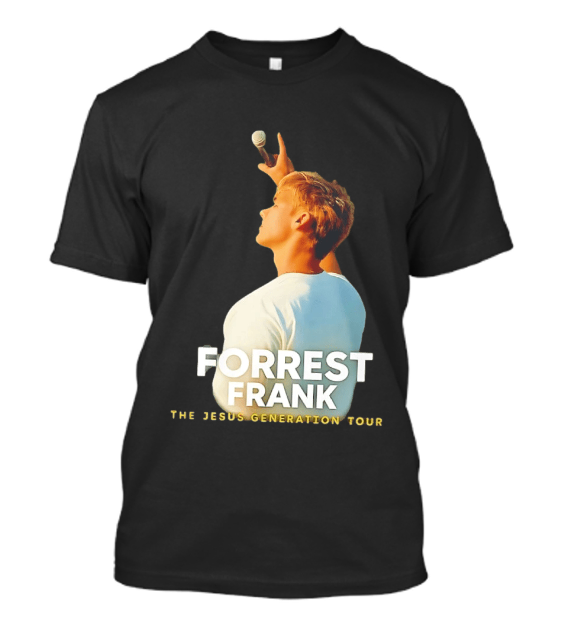 Forrest Frank The Jesus Generation Tour Microphone Pose T-Shirt