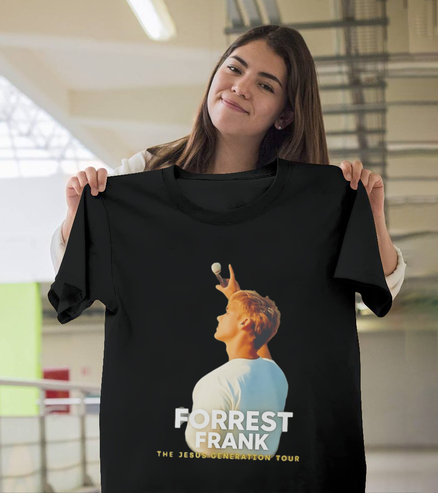 Forrest Frank The Jesus Generation Tour Microphone Pose T-Shirt
