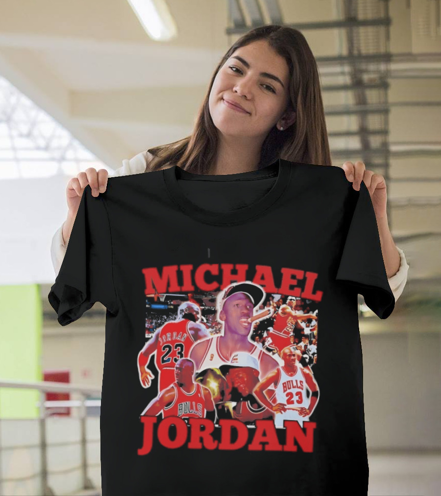 Michael Jordan 23 Bulls 90s T-Shirt