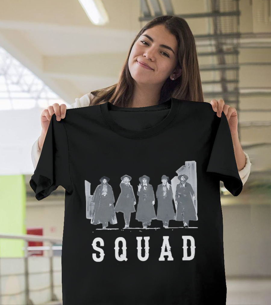 SQUAD Western Movie Characters Clint Eastwood Cowboy T-Shirt