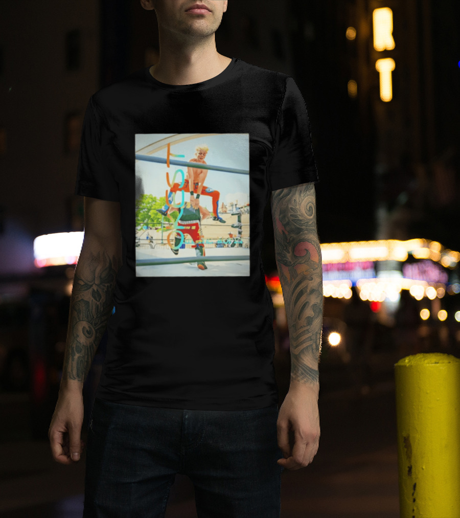 OKest Leapfrog In The World Wrestling Event Colorful Spectacle T-Shirt