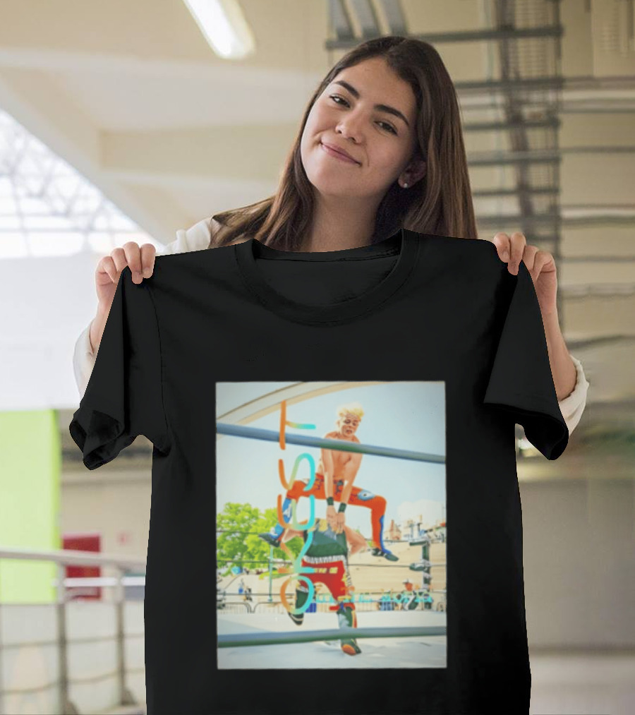 OKest Leapfrog In The World Wrestling Event Colorful Spectacle T-Shirt