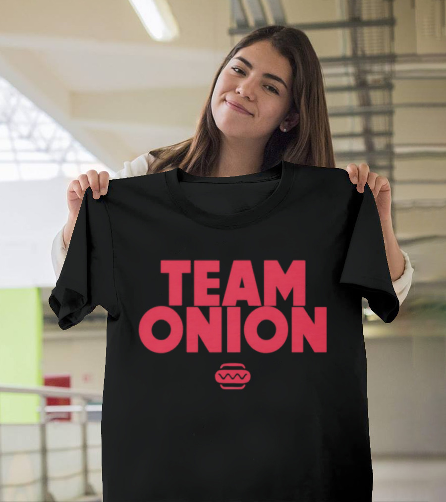 Team Onion Hot Dog Lovers Unite T-Shirt
