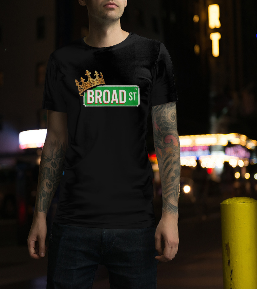 Philadelphia 76ers Broad Street 76 King Crown T-Shirt