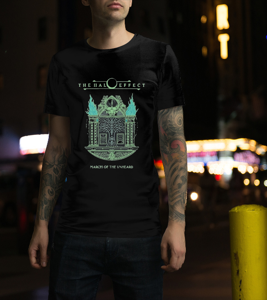 The Halo Effect March Of The Unheard Mystical Portal And Flames T-Shirt