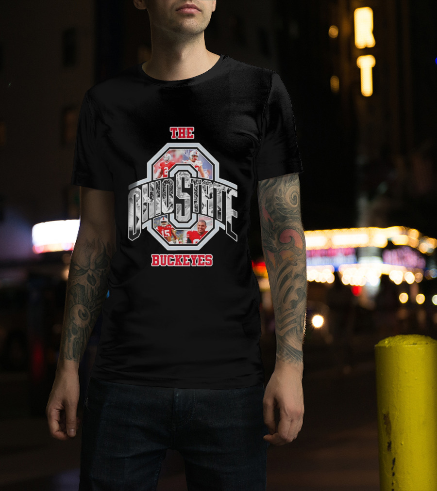 Ohio State Buckeyes Football Collage Ohio State T-Shirt