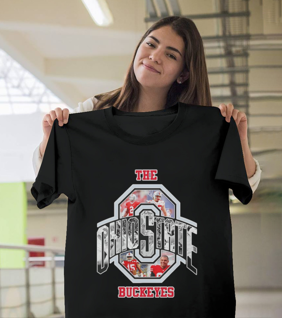 Ohio State Buckeyes Football Collage Ohio State T-Shirt