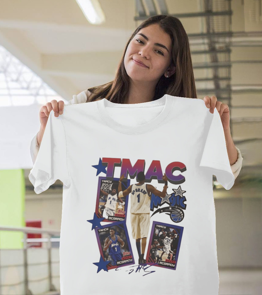 TMAC Tracy McGrady Magic Basketball Legends T-Shirt