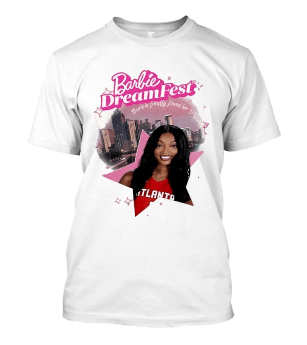 Barbie Dream Fest Angel Reese Atlanta Dream Basketball Barbie Finally Found Her Dream T-Shirt
