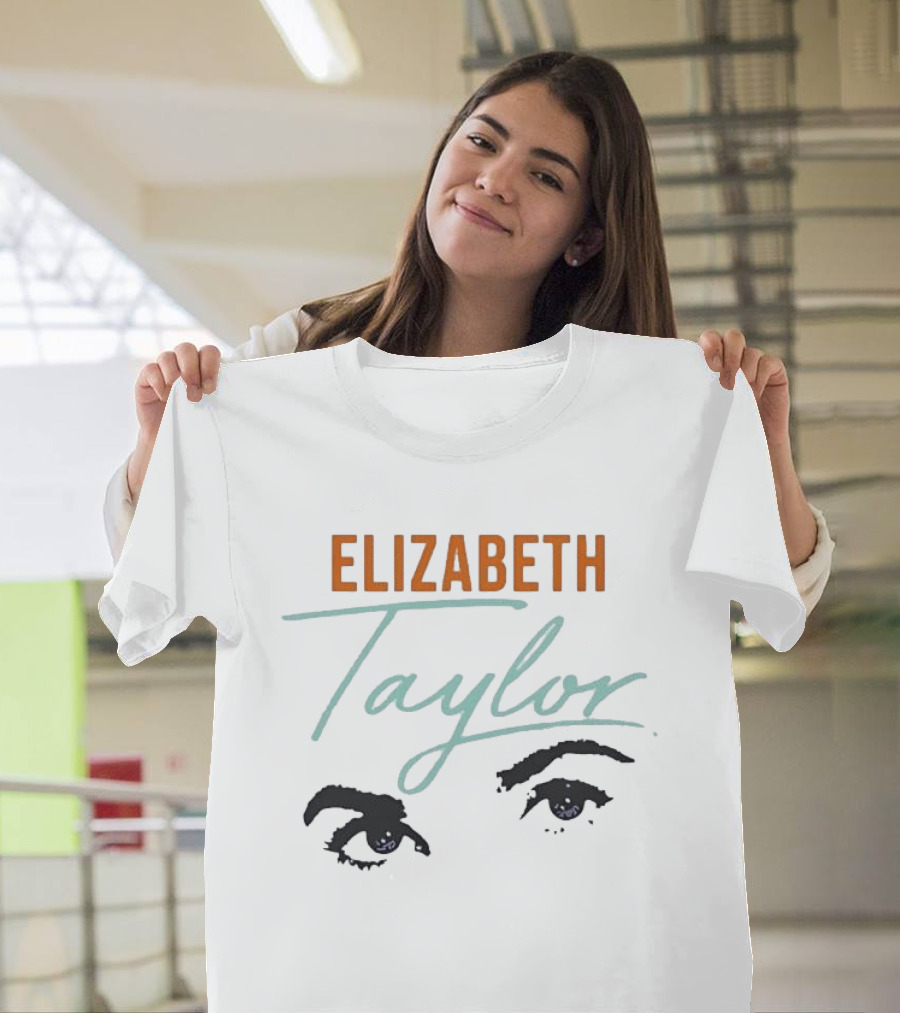 Elizabeth Taylor Iconic Eyes And Signature T-Shirt