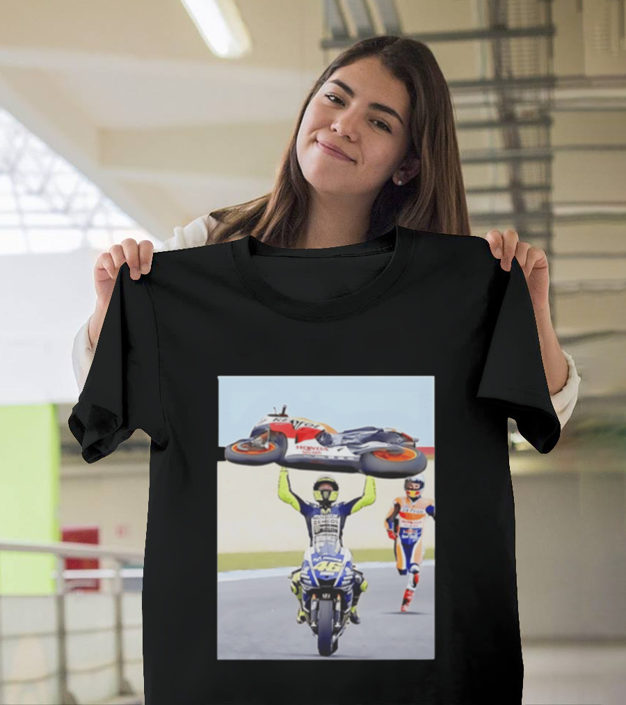 Valentino Rossi Honda MotoGP 46 Victory Celebration 2026 T-Shirt