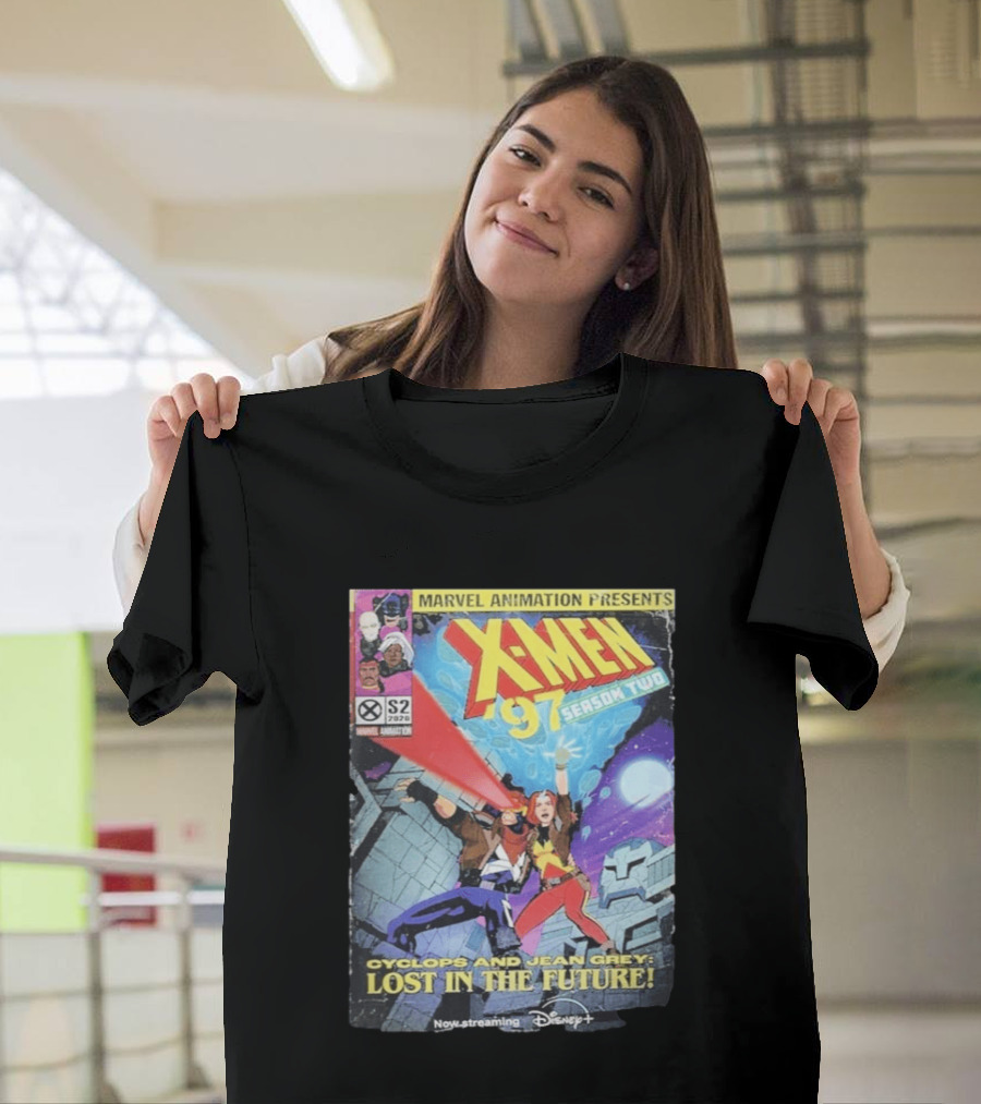 X Men 97 Season 2 Cyclops And Jean Grey Lost In The Future Time Travel Streaming On Disney Plus T-Shirt