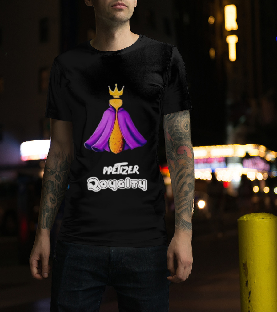 Crowned Nugget Appetizer Royalty Kingscape T-Shirt