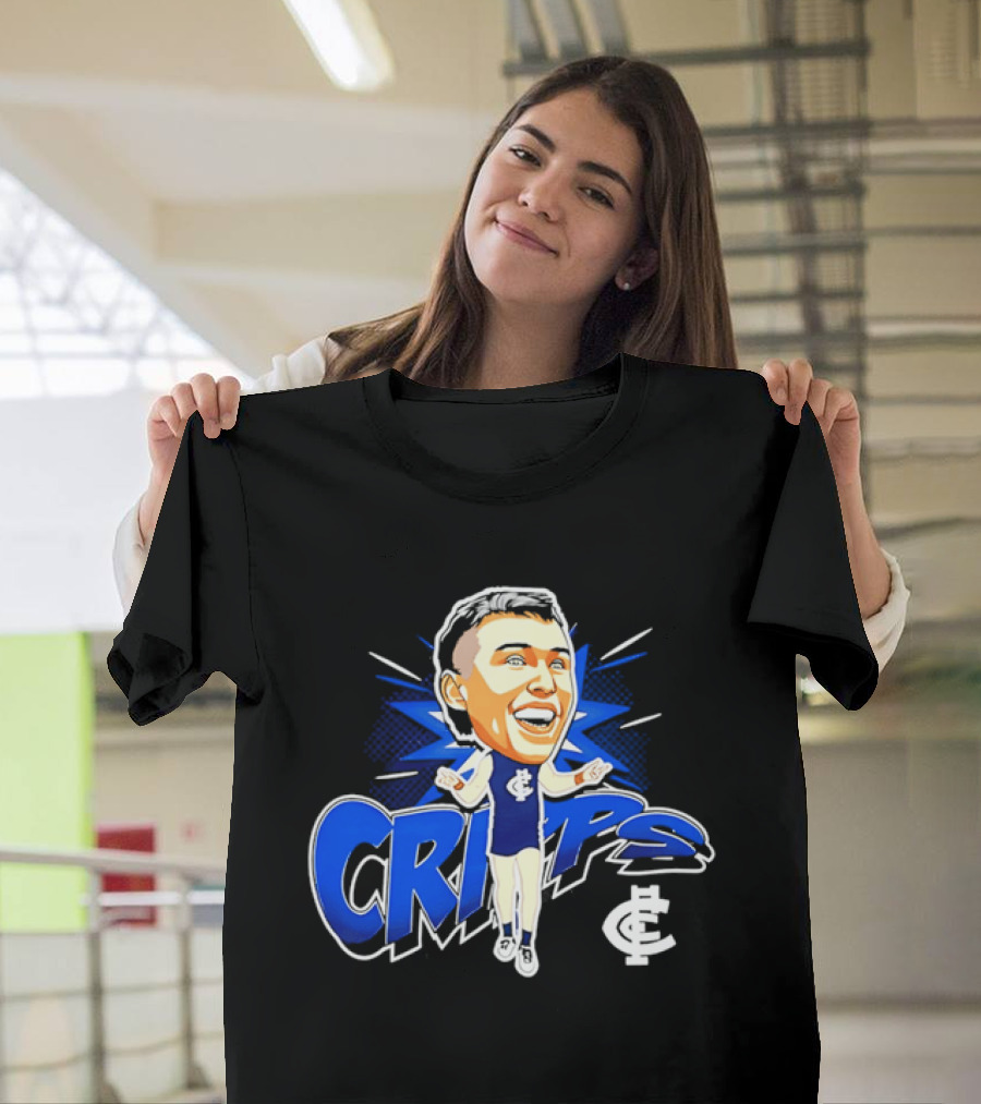 Carlton Football Club Patrick Cripps Caricature Cripps T-Shirt