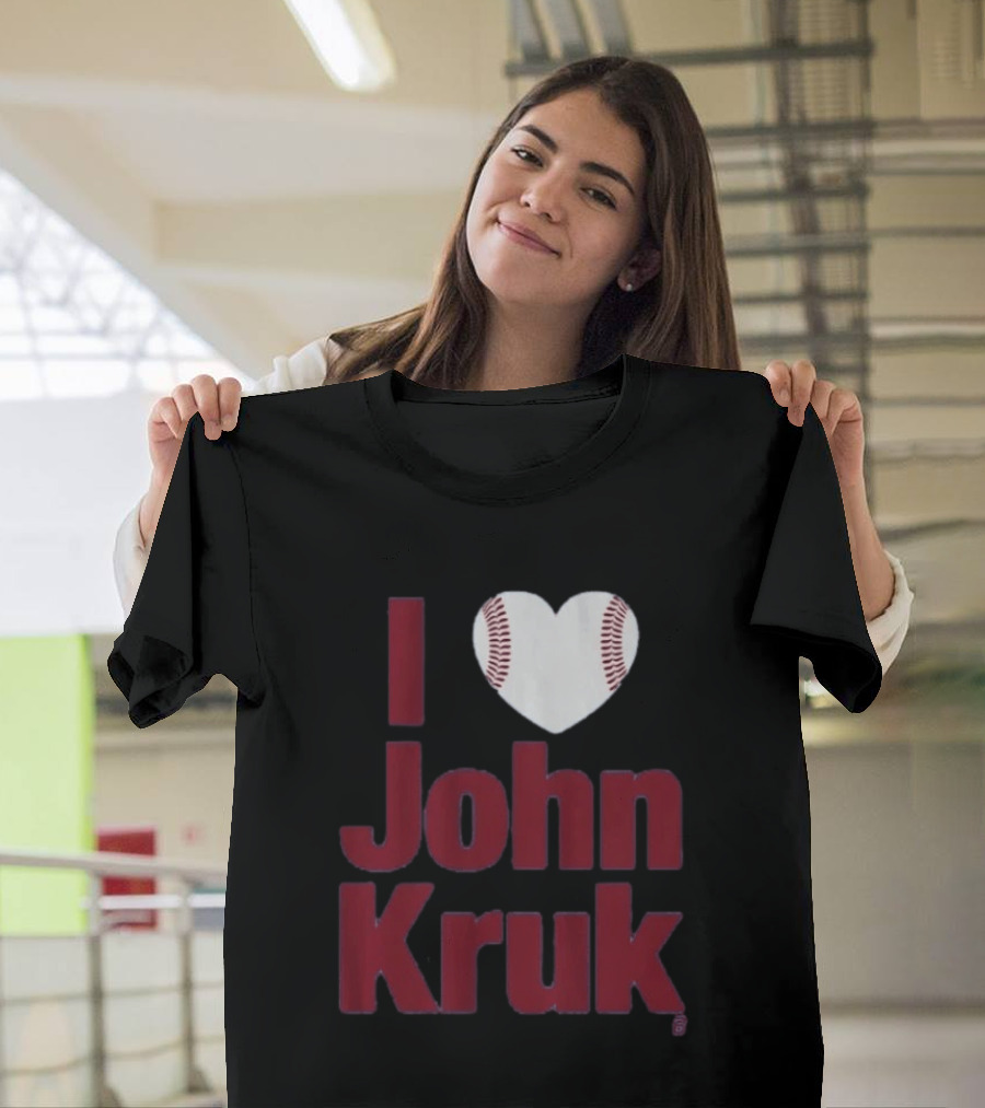 I Heart John Kruk Baseball Fan Favorite T-Shirt