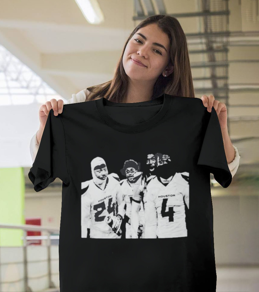 Houston Texans Jalen Pitre Calen Bullock Kamari Lassiter Derek Stingley Jr Signatures T-Shirt