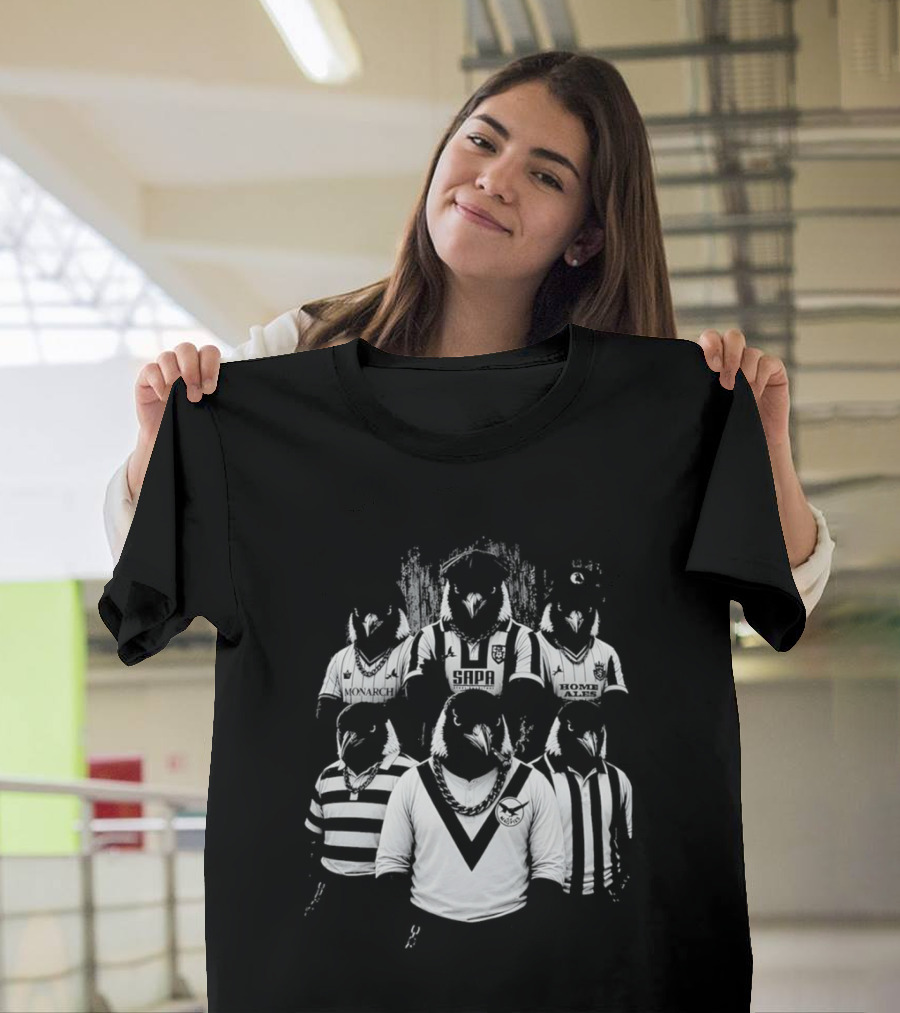 Notts County Gangster Magpies Football Team Characters T-Shirt