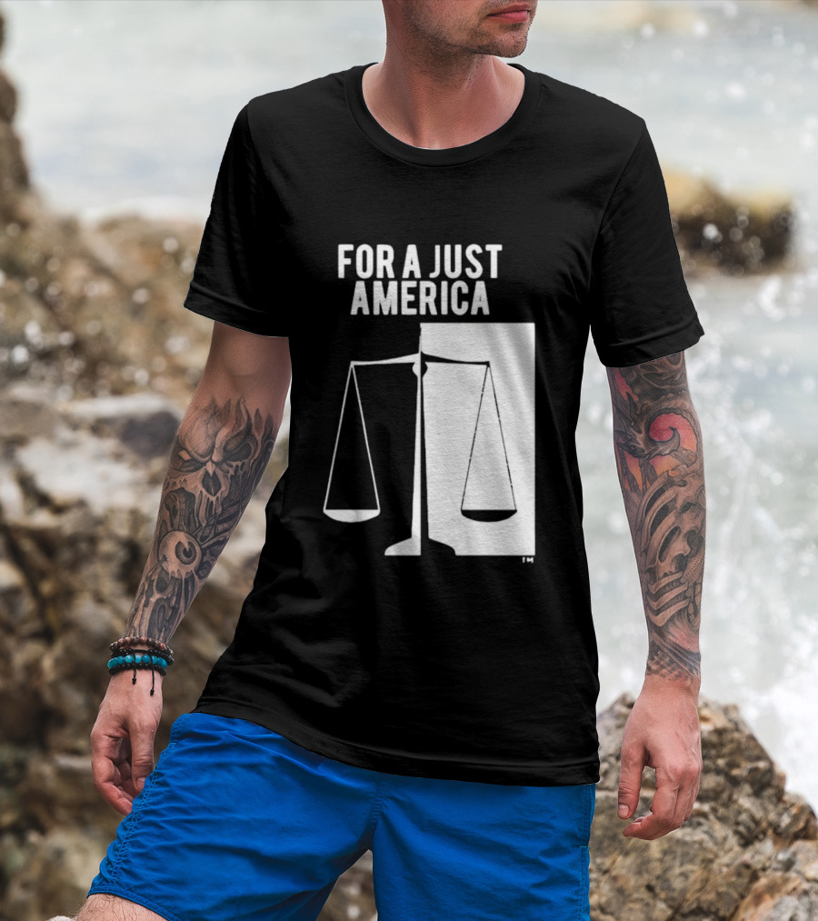 Resist For A Just America Scales Of Justice T-Shirt