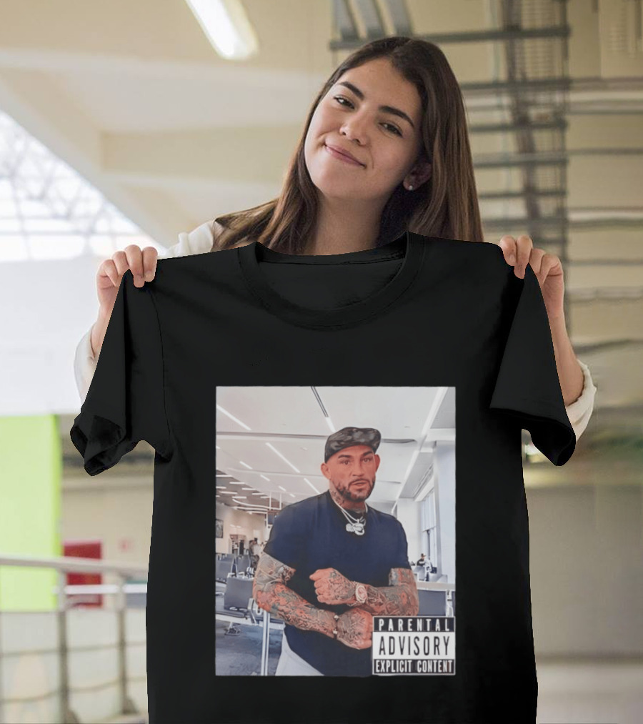 UFC Dustin Poirier Parental Advisory Explicit Content T-Shirt