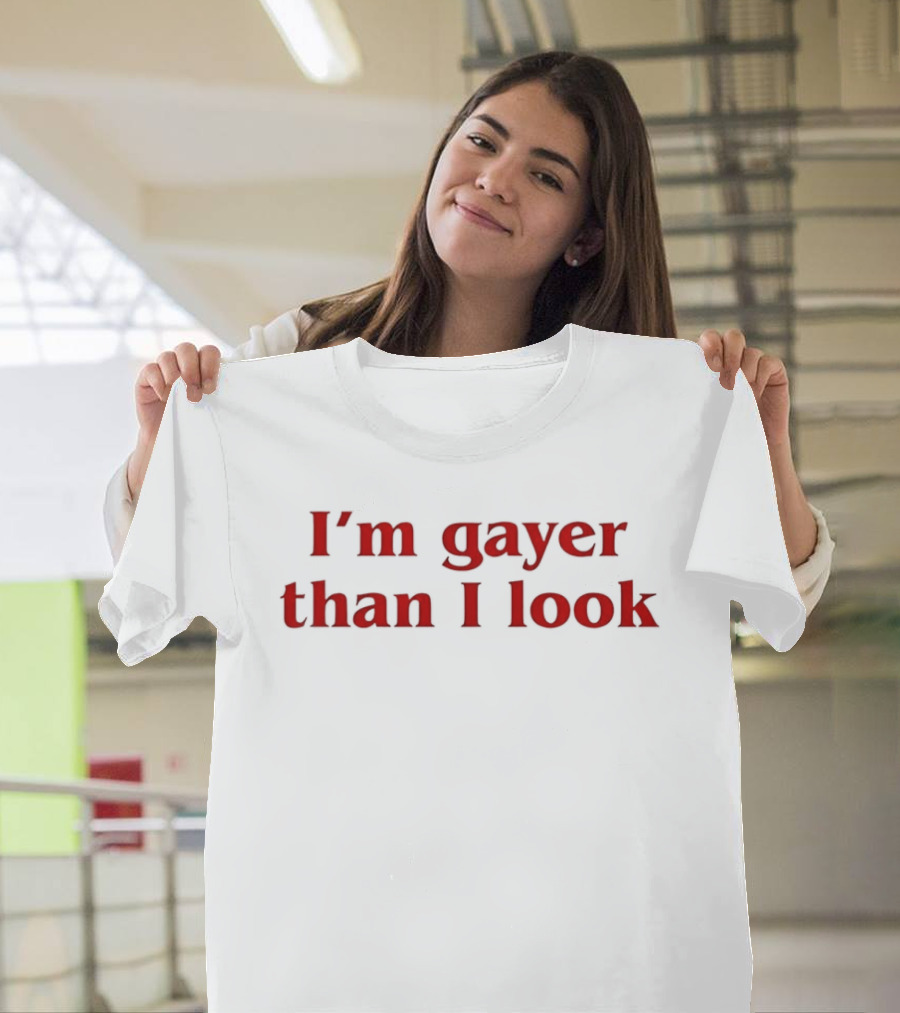 I'm Gayer Than I Look ICharlie The Collection ICarly Charlie Kirk Face Swap T-Shirt