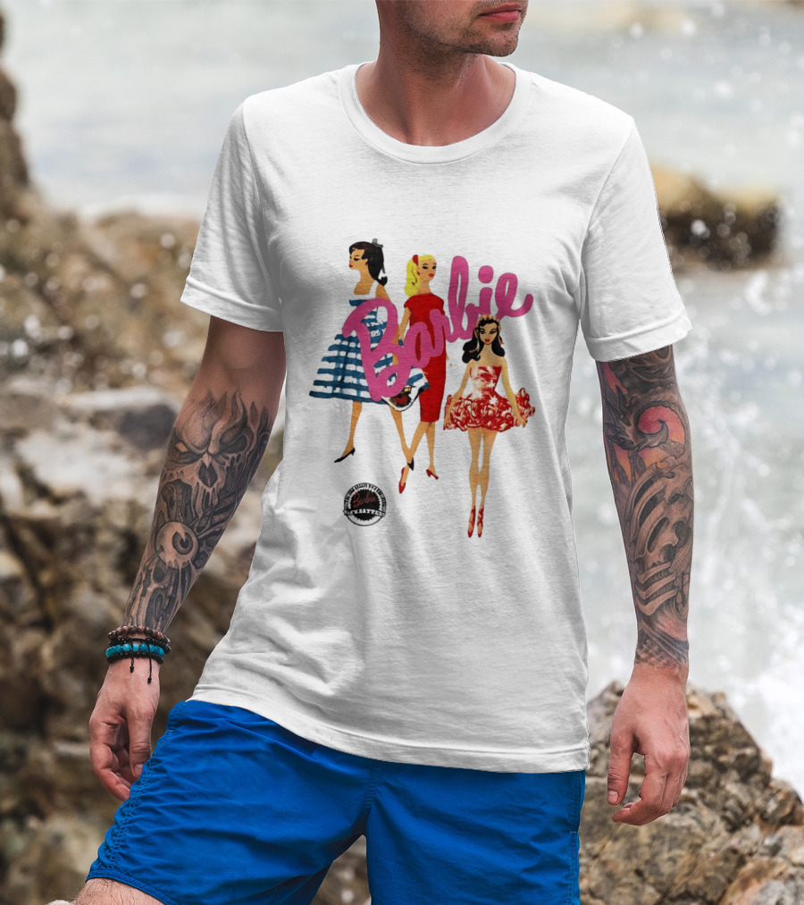 Barbie Vintage Fashion Trio Retro Mattel T-Shirt