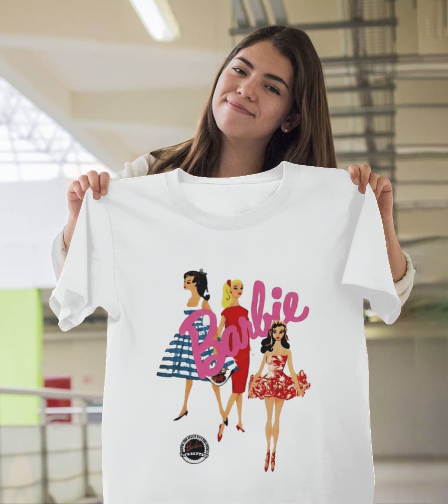 Barbie Vintage Fashion Trio Retro Mattel T-Shirt