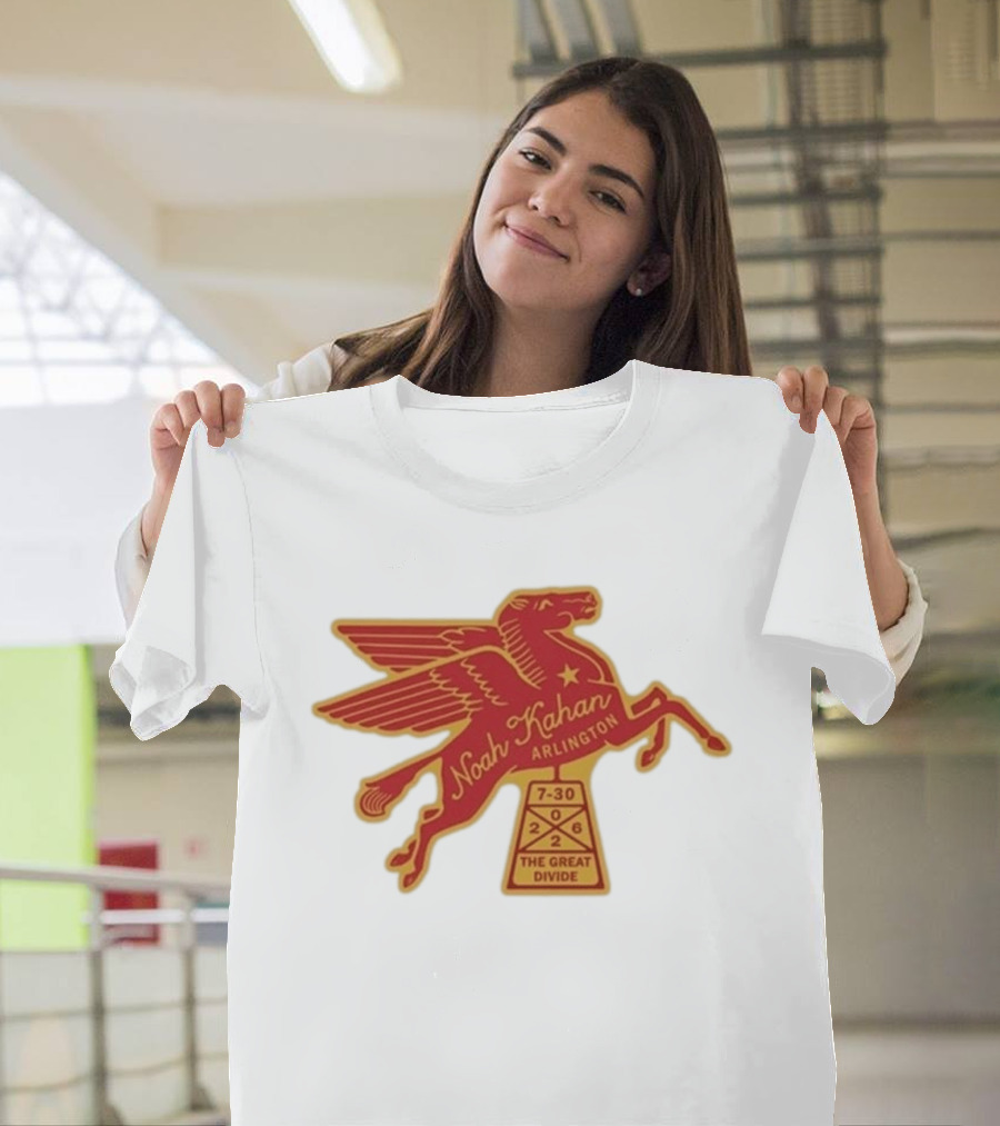 Noah Kahan Arlington July 30 2026 The Great Divide Pegasus T-Shirt