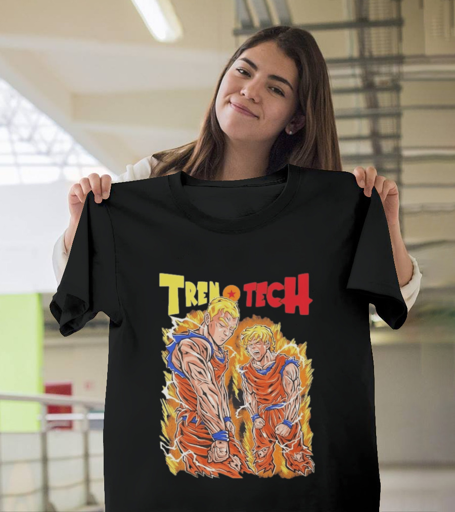 Ghost Racing Dragonball Trentech Fusion Goku Transformation T-Shirt