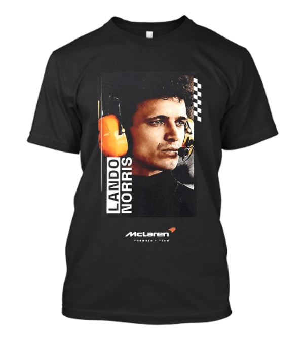 Lando Norris McLaren Formula 1 Team Racing Headset T-Shirt