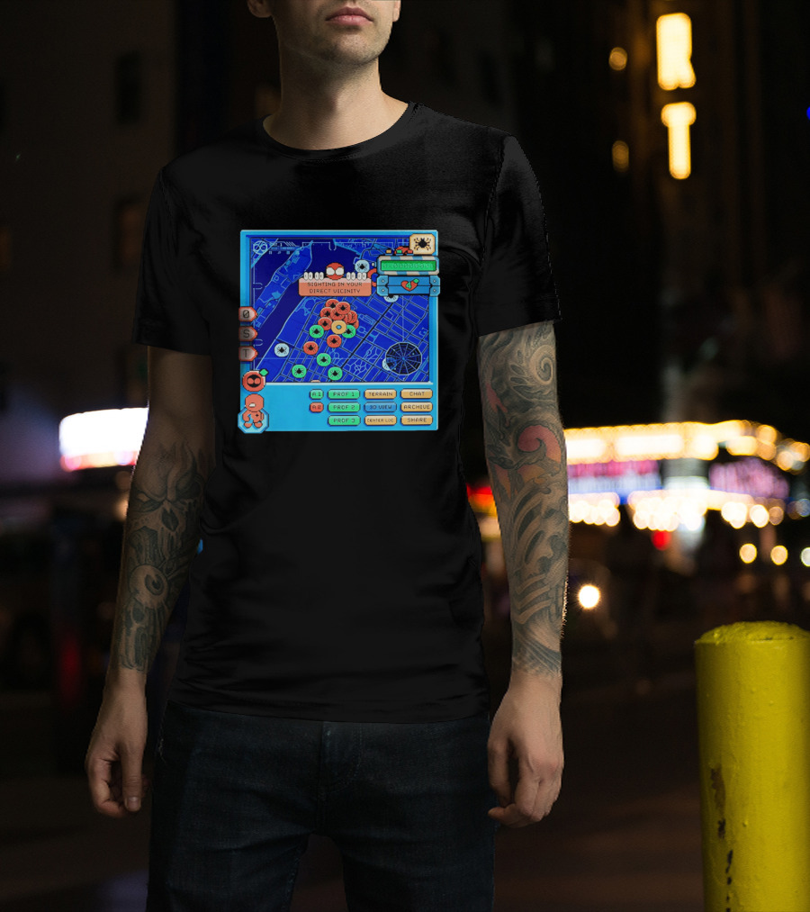 Sighting In Your Direct Vicinity Spider Man Pixel 00.00.00 T-Shirt