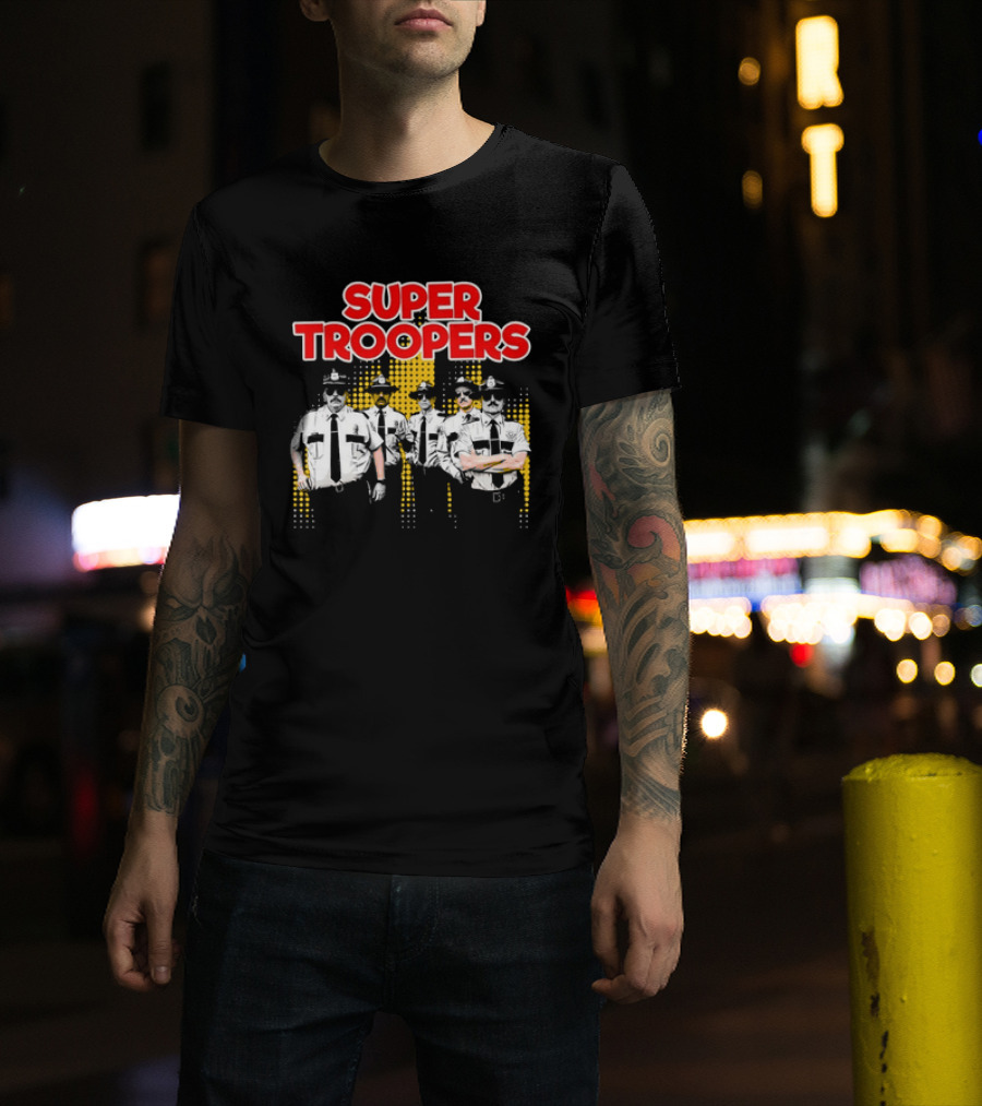 Super Troopers Comedy Movie Law Enforcement Team T-Shirt