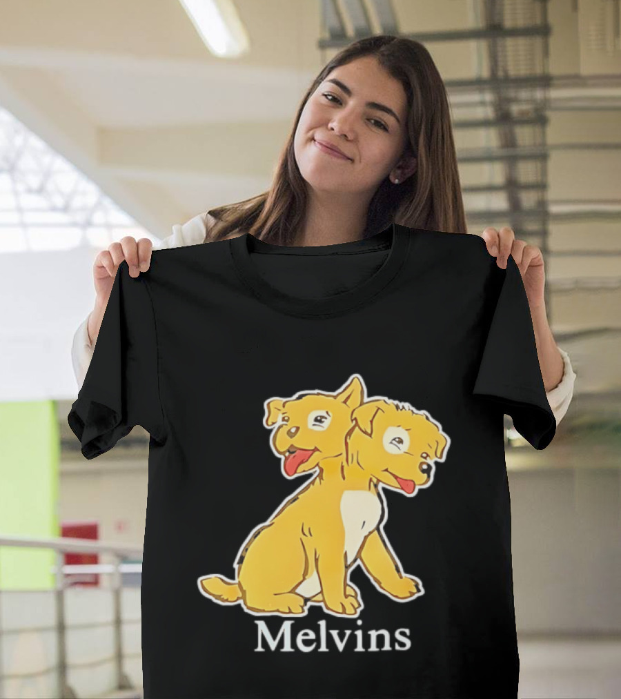 Melvins Two Headed Dog Cartoon T-Shirt