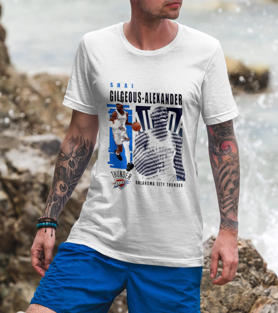 Shai Gilgeous Alexander Oklahoma City Thunder Basketball Highlights T-Shirt