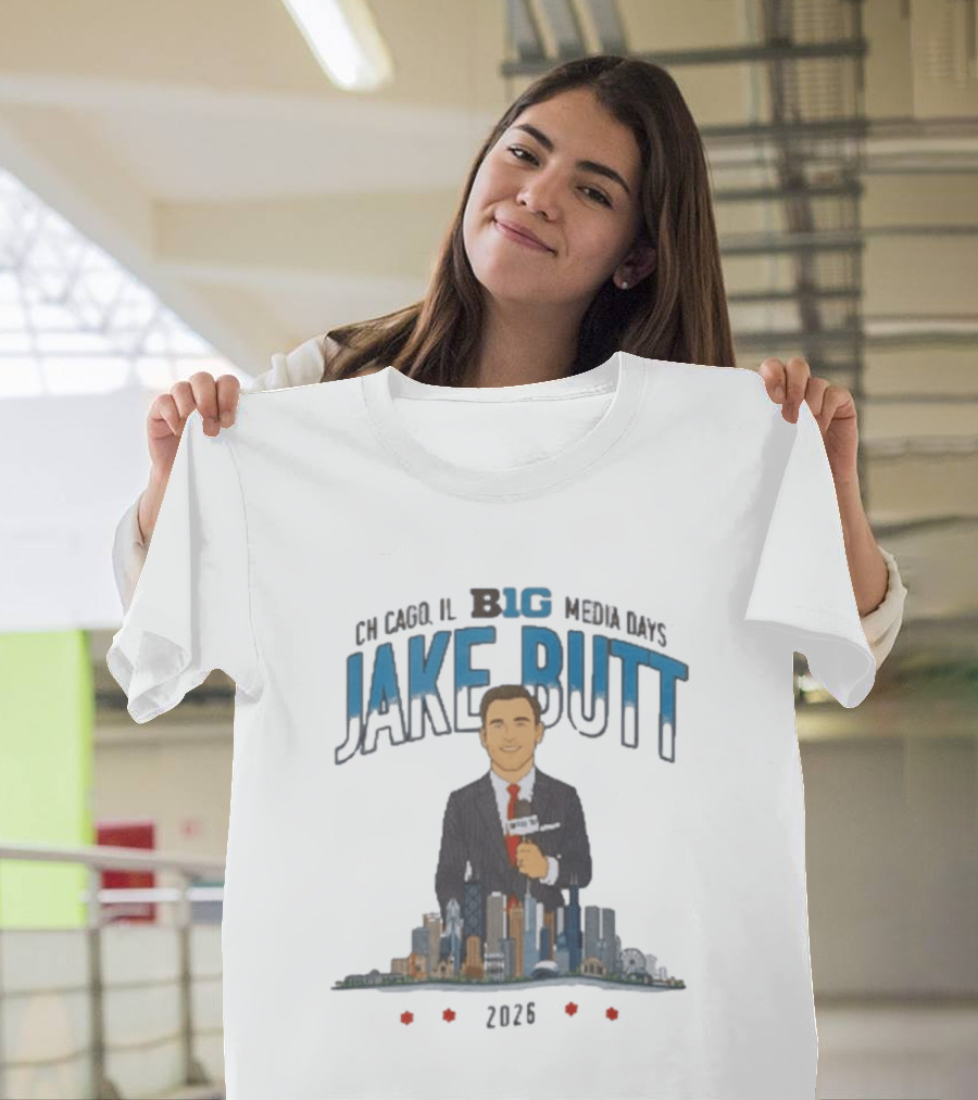 Chicago IL Big 10 Media Days 2026 Jake Butt T-Shirt